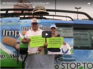 NH NASCAR fans support TryToStop NH