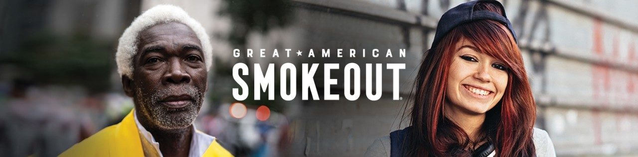 November 17 is the American Cancer Society’s Great American Smokeout.